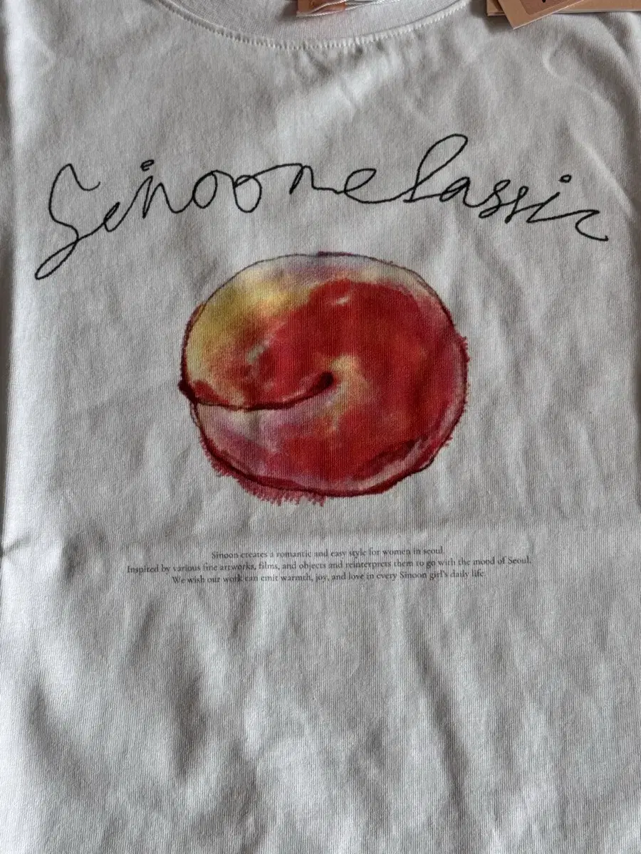 시눈 summer apple tee